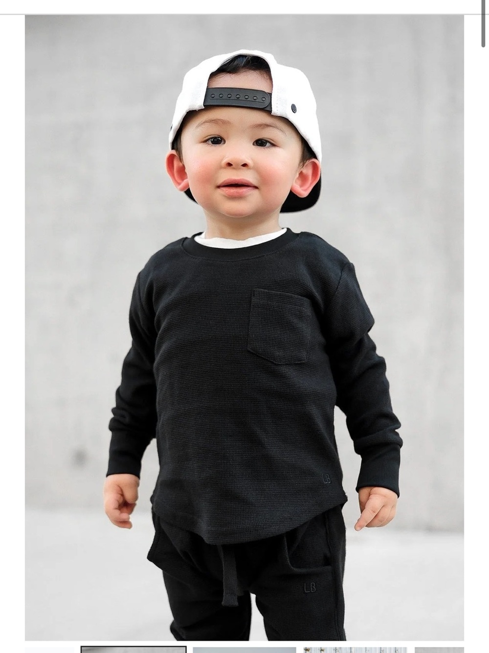 Little Bipsy Waffle top
